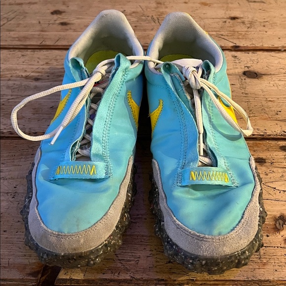 Nike Waffle Racer Crater Sneakers in Bleached Aqua - Picture 6 of 14